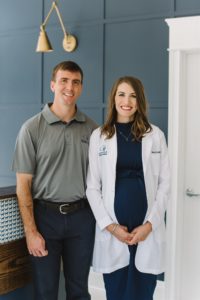 Dogwood Veterinary Clinic owners Dr. Chris Franklin and Dr. Katie Franklin